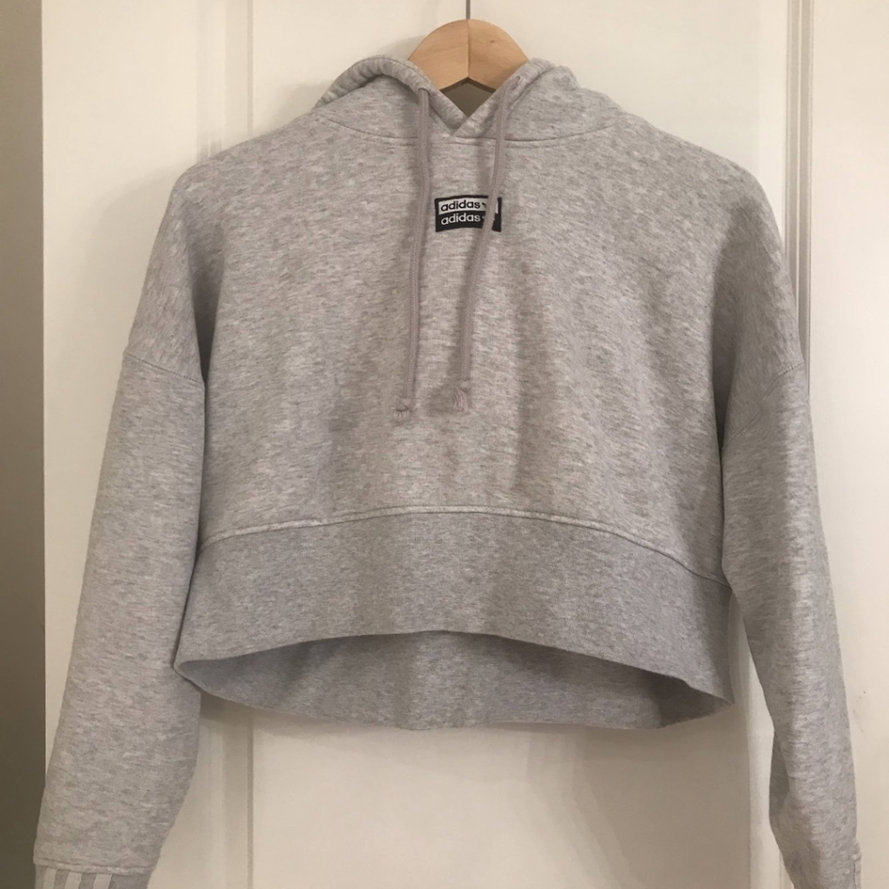 Adidas Cropped Hoodie, S